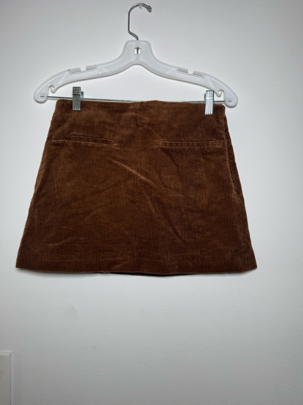 Zara Brown Corduroy Mini Skirt